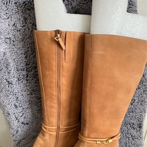 ECCO Tan Long Boots